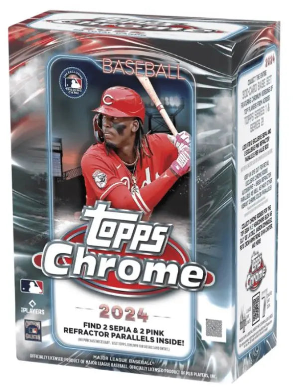 2024 Topps Chrome Baseball 7-Pack Blaster Box FRENLY BRICKS - Open 7 Days