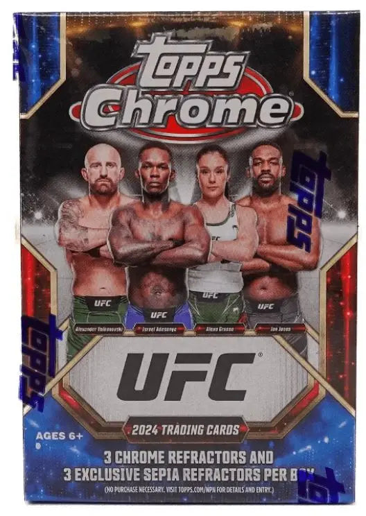 2024 Topps Chrome UFC 6-Pack Blaster Box FRENLY BRICKS - Open 7 Days