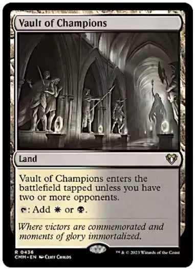 Vault of Champions Commander Masters (R) Collector #: 0436 FRENLY BRICKS - Open 7 Days