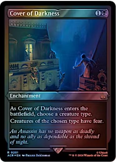 Cover of Darkness (0201 - Foil Etched) Assassin's Creed FOIL FRENLY BRICKS - Open 7 Days