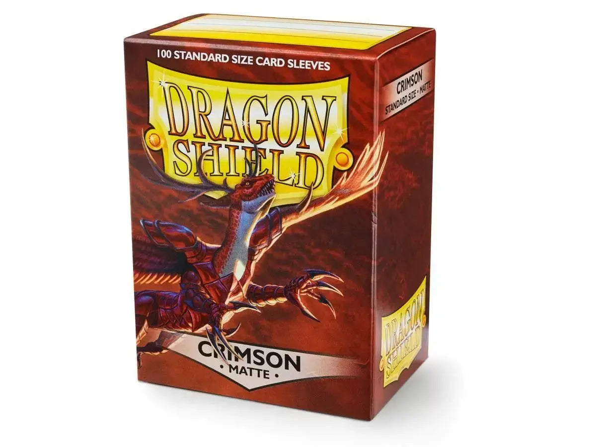 Dragon Shield: Sleeves – Matte – Crimson FRENLY BRICKS - Open 7 Days