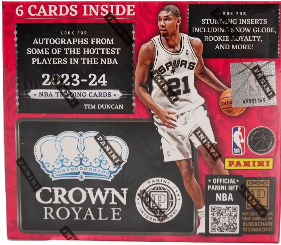 2023-24 Panini Crown Royale Basketball International Hobby Box FRENLY BRICKS - Open 7 Days