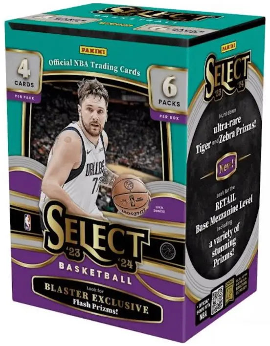 2023-24 PANINI SELECT BASKETBALL 6-PACK BLASTER BOX FRENLY BRICKS - Open 7 Days