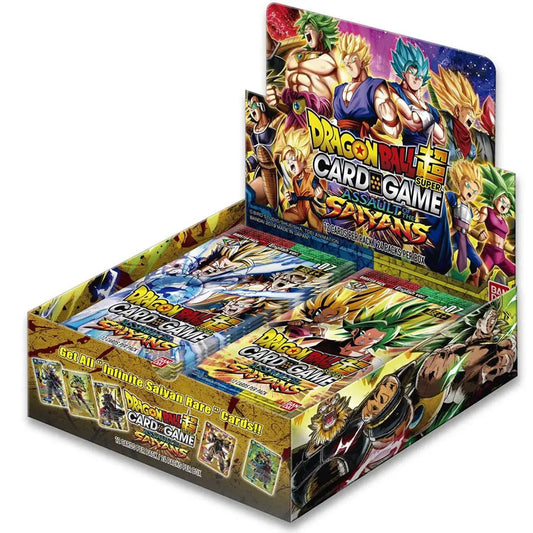 DRAGON BALL SUPER CCG B-07 ASSAULT OF THE SAIYANS BOOSTER BOX FRENLY BRICKS - Open 7 Days