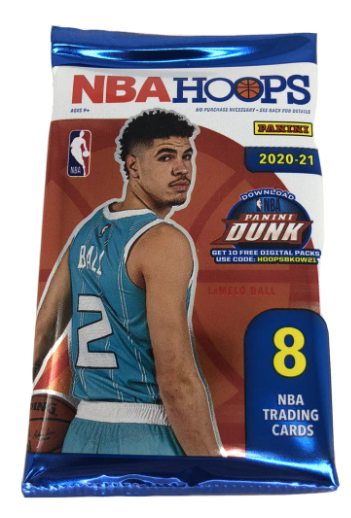 2020-2021 Panini NBA Hoops Basketball (1) ONE SEALED HOBBY PACK FRENLY BRICKS - Open 7 Days