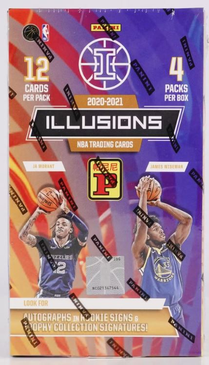 2020-21 Panini Illusions Basketball Tmall Asia Box FRENLY BRICKS - Open 7 Days