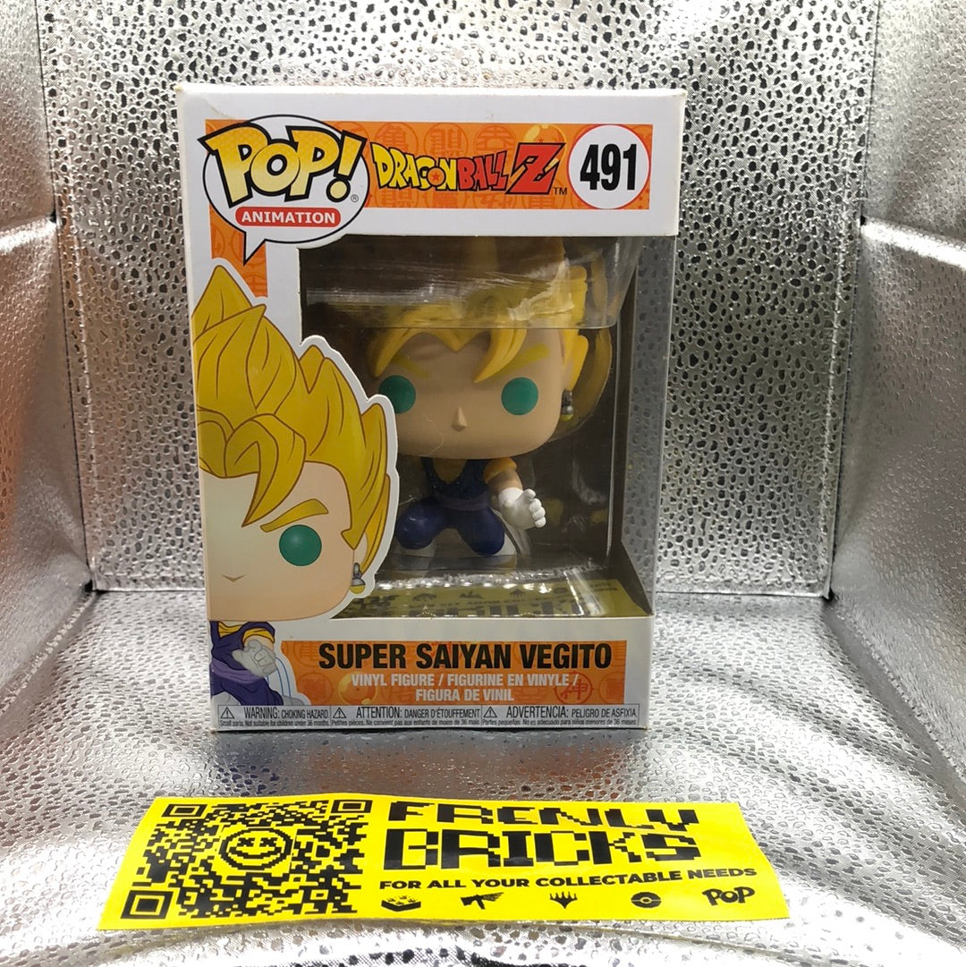 Dragon Ball Z - Super Saiyan Vegito Pop! Vinyl Figure #491 FRENLY BRICKS - Open 7 Days