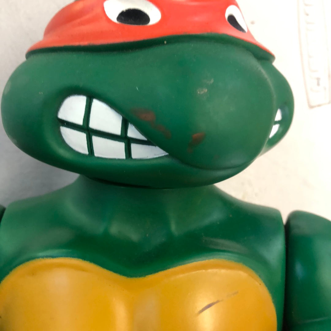 Vintage 1989 TMNT Teenage Mutant Ninja Turtles Michelangelo Large 13" Inch Figure FRENLY BRICKS - Open 7 Days