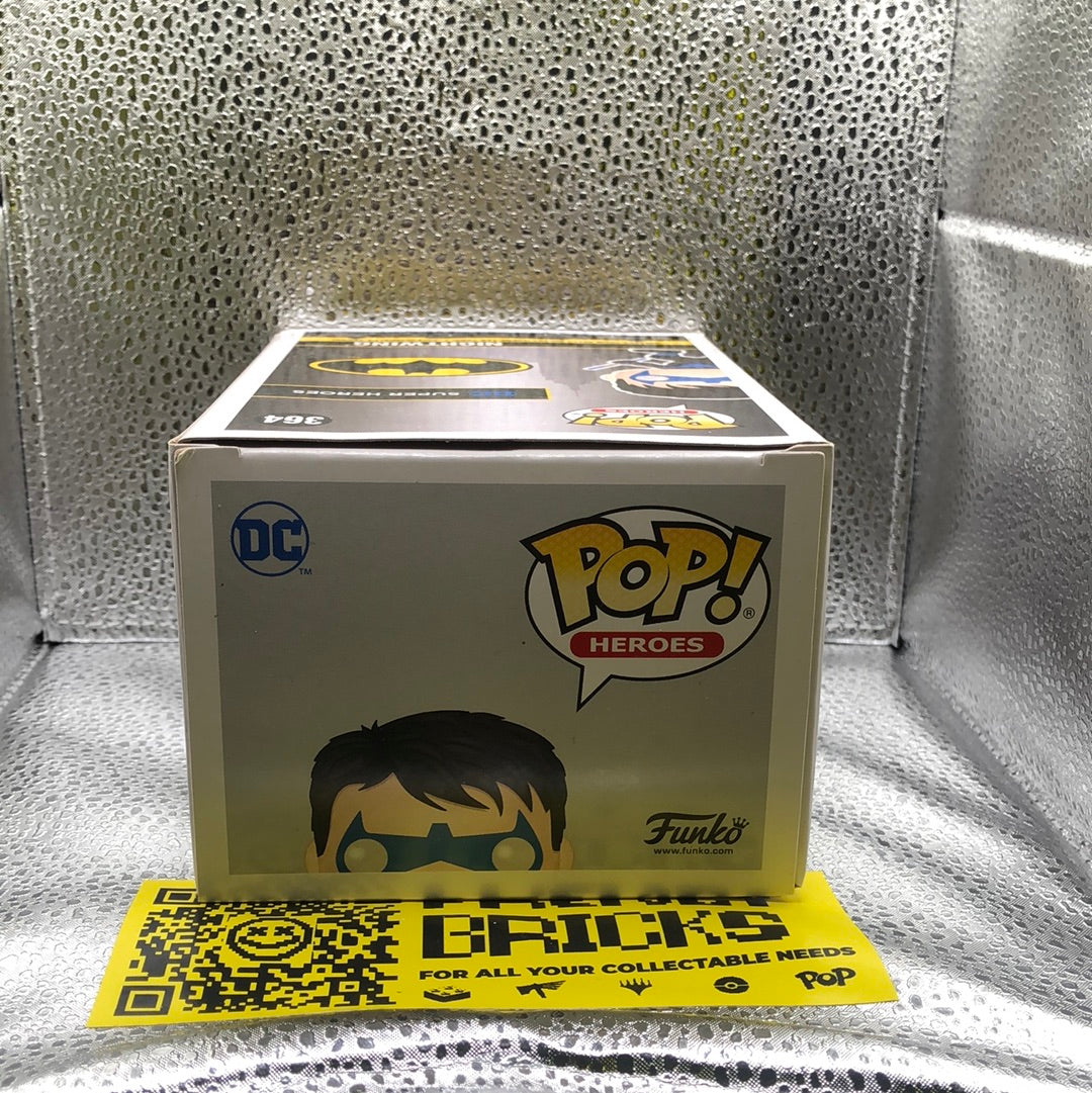 Funko POP Vinyl - Heroes - Batman - Nightwing - #364 - FC 2020 FRENLY BRICKS - Open 7 Days