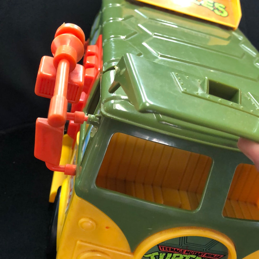 TMNT TEENAGE MUTANT NINJA TURTLES * ORIGINAL PARTY WAGON 1991 PLAYMATES**DAMAGE AS IN DESCRIPTION FRENLY BRICKS - Open 7 Days