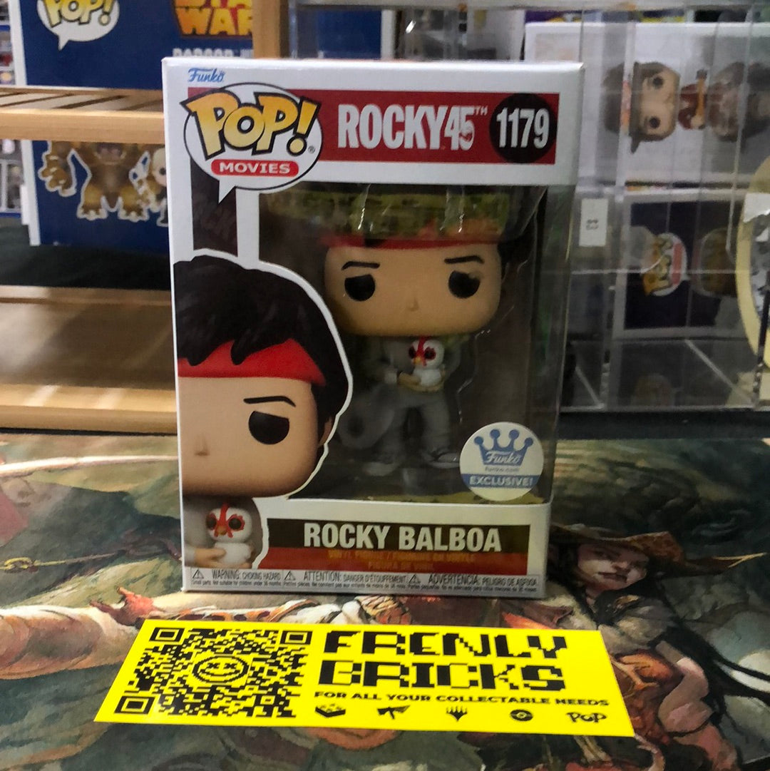 Funko POP #1179 45h Anniversary Rocky Balboa with Chicken Action Figure FRENLY BRICKS - Open 7 Days