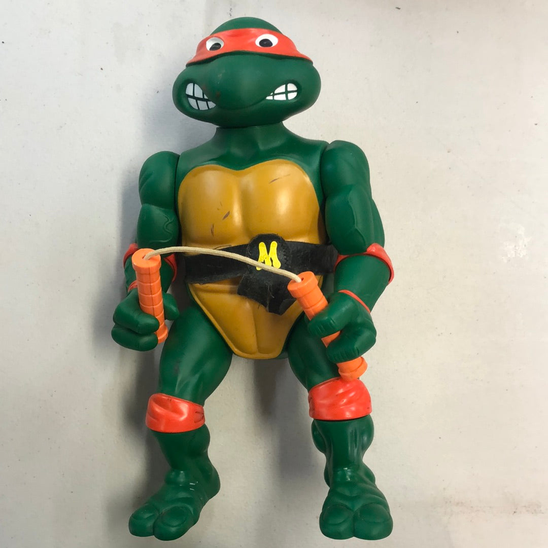 Vintage 1989 TMNT Teenage Mutant Ninja Turtles Michelangelo Large 13" Inch Figure FRENLY BRICKS - Open 7 Days