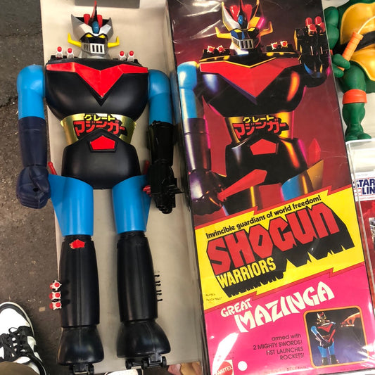 VINTAGE SHOGUN WARRIORS THE GREAT MAZINGA + BOX 1977 MATTEL JAPAN ROBOT FRENLY BRICKS - Open 7 Days