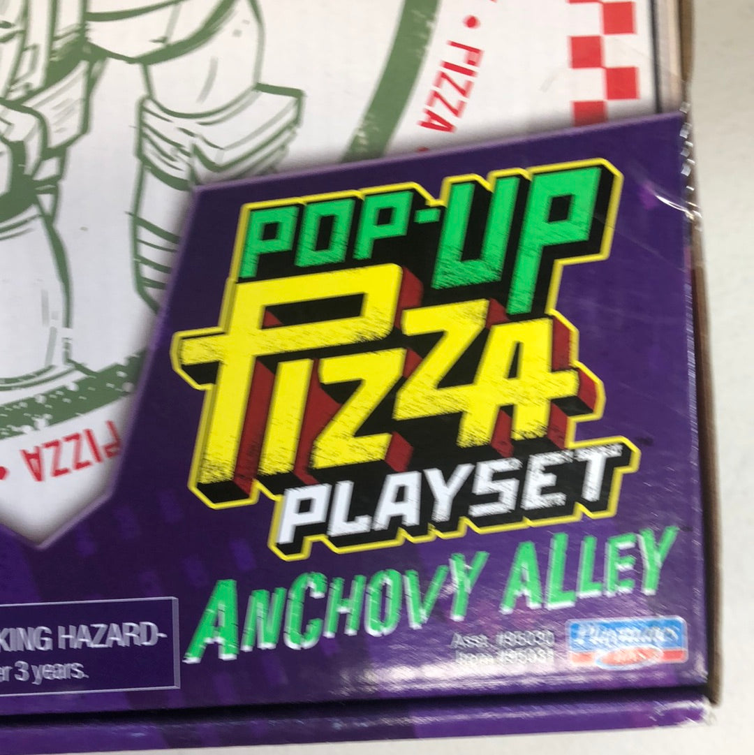 TMNT Teenage Mutant Ninja Turtles Pop Up Pizza Playset Anchovy Alley 2012 FRENLY BRICKS - Open 7 Days