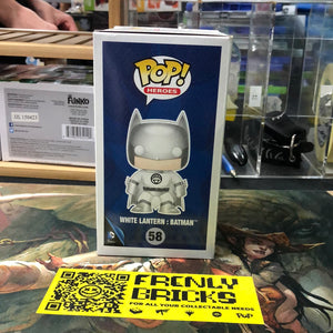 #58 Funko Pop! Vinyl: DC Comics - Batman (White Lantern) (Glow) FRENLY BRICKS - Open 7 Days