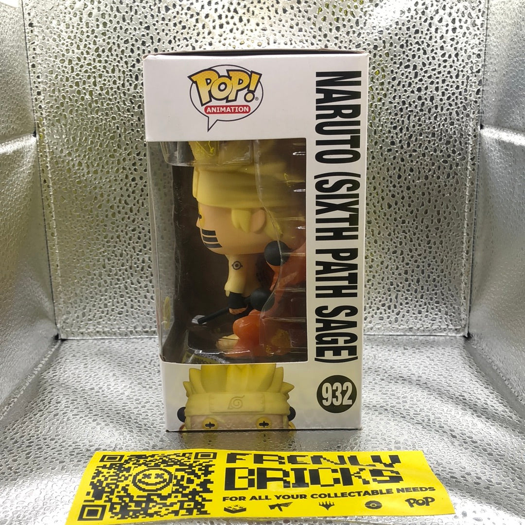 Funko Pop Animation Naruto Six Path Sage #932 Glow In The Dark Specialty Series FRENLY BRICKS - Open 7 Days