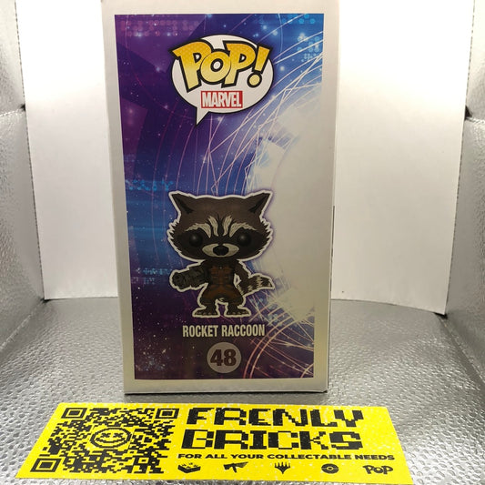 Funko Pop! Vinyl: Marvel - Guardians of the Galaxy - Rocket Raccoon #48 FRENLY BRICKS - Open 7 Days