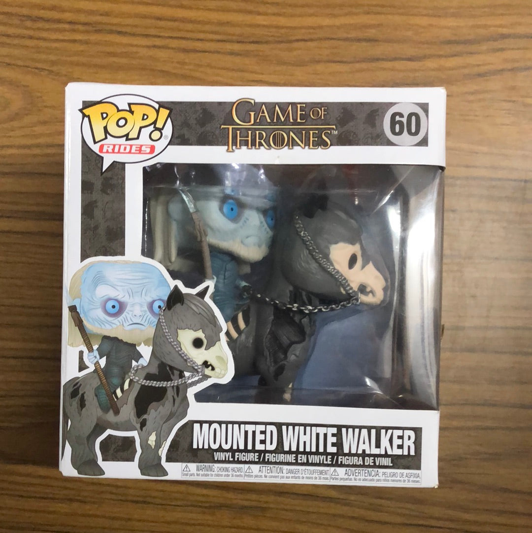 Games of Thrones Rides Funko Pop - Mounted White Walker - No. 60 FRENLY BRICKS - Open 7 Days