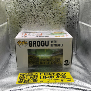 #468 Grogu (with Butterfly) - Star Wars The Mandalorian Funko POP FRENLY BRICKS - Open 7 Days