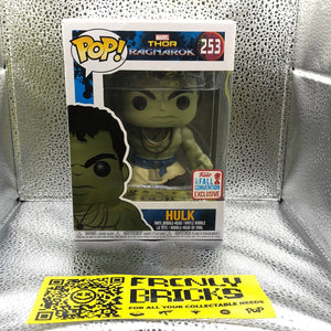 Funko Pop! Marvel: Thor Ragnarok: Hulk (Casual) Fall Convention Exclusive #253  FRENLY BRICKS - Open 7 Days