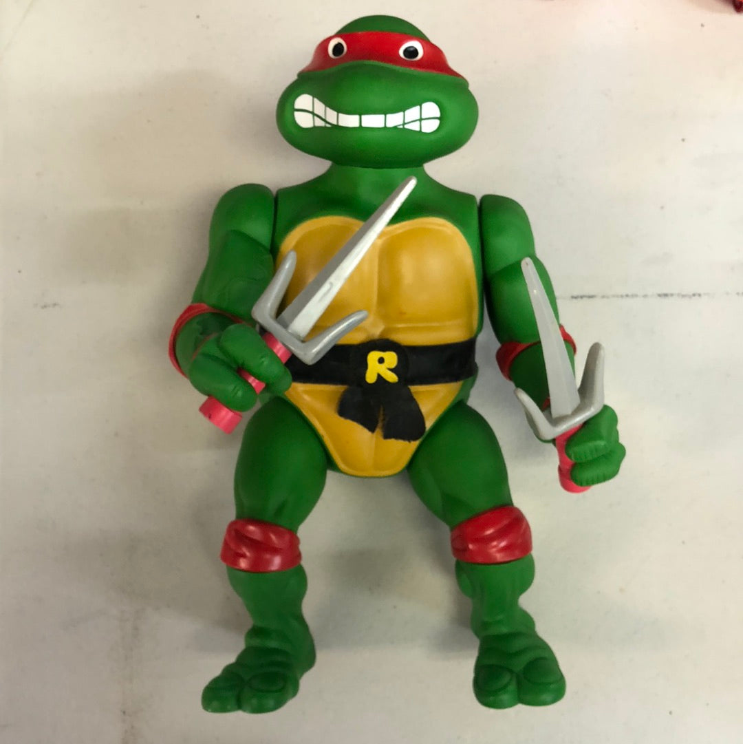 Vintage 1989 TMNT Teenage Mutant Ninja Turtles Raphael Large 13" Inch Figure FRENLY BRICKS - Open 7 Days