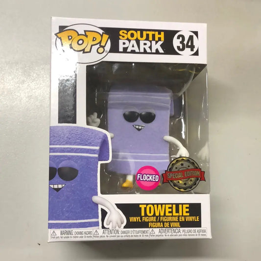 Funko Pop! Vinyl: South Park - Towelie (Flocked)(Exclusive) #34 FRENLY BRICKS - Open 7 Days