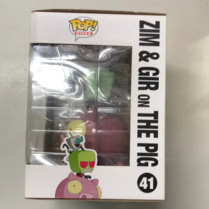 Funko Pop! Rides #41 Invader Zim: Zim and Gir on The Pig Hot Topic Exclusive FRENLY BRICKS - Open 7 Days