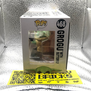 #468 Grogu (with Butterfly) - Star Wars The Mandalorian Funko POP FRENLY BRICKS - Open 7 Days