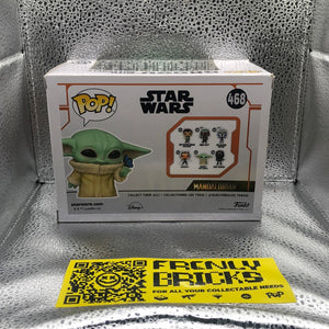 #468 Grogu (with Butterfly) - Star Wars The Mandalorian Funko POP FRENLY BRICKS - Open 7 Days