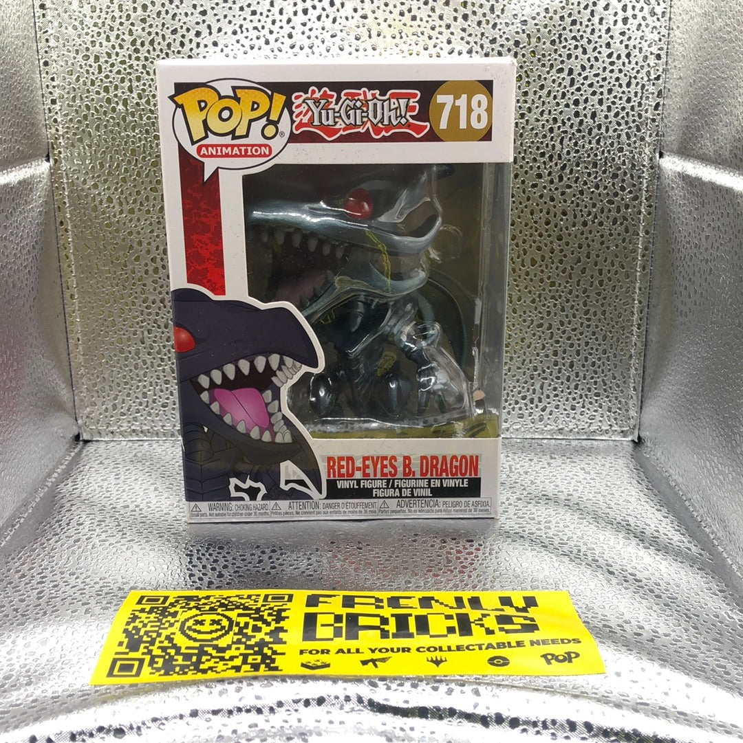 Funko Pop Yu-Gi-Oh! Red-Eyes B. Dragon #718 Vinyl Figure FRENLY BRICKS - Open 7 Days