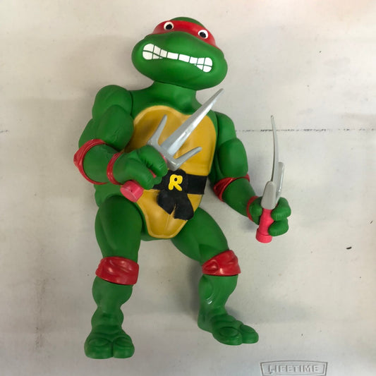 Vintage 1989 TMNT Teenage Mutant Ninja Turtles Raphael Large 13" Inch Figure FRENLY BRICKS - Open 7 Days