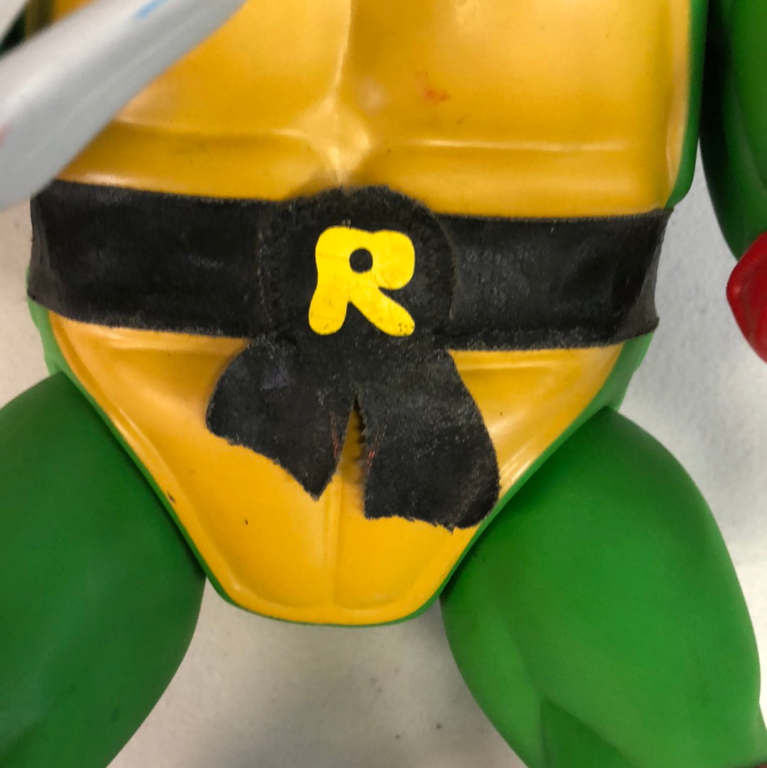 Vintage 1989 TMNT Teenage Mutant Ninja Turtles Raphael Large 13" Inch Figure FRENLY BRICKS - Open 7 Days