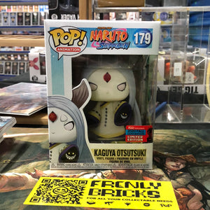 Funko Pop Naruto Shippuden Kaguya Otsutsuki #179 NYCC 2020 Exclusive Sticker FRENLY BRICKS - Open 7 Days