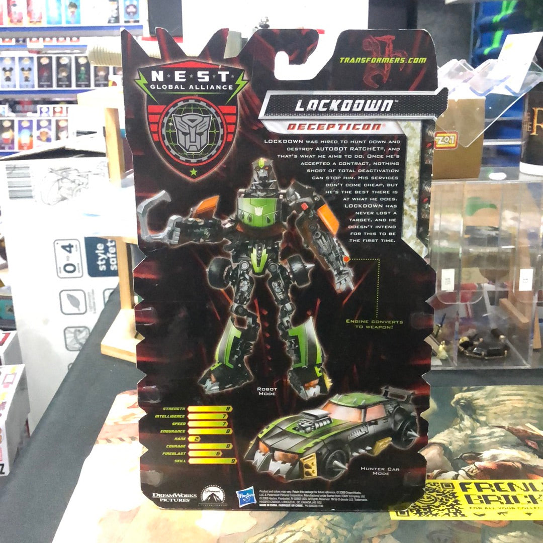 Transformers Revenge of the Fallen Decepticon Lockdown Action Figure NEW FRENLY BRICKS - Open 7 Days