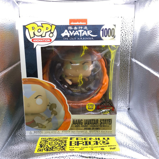 Avatar The Last Airbender - Aang Avatar State Glow in the Dark 6" Pop! #1000 FRENLY BRICKS - Open 7 Days