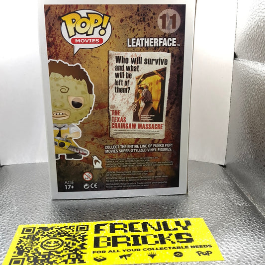 FUNKO Pop! Leatherface Texas Chainsaw Massacre #11 Vinyl Figure FRENLY BRICKS - Open 7 Days