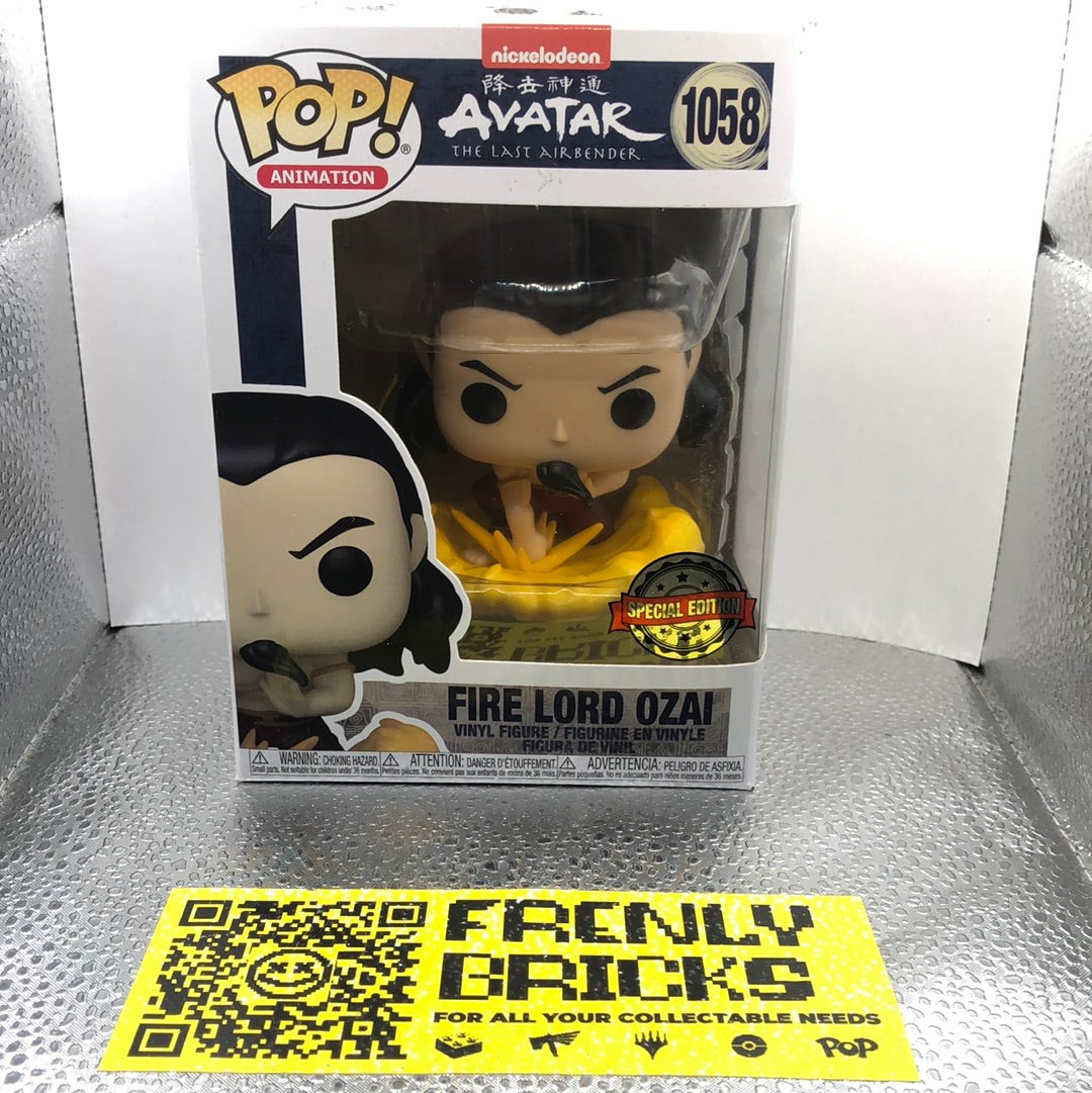 Avatar The Last Airbender Fire Lord Ozai Exclusive Pop! Vinyl Figure #1058 FRENLY BRICKS - Open 7 Days