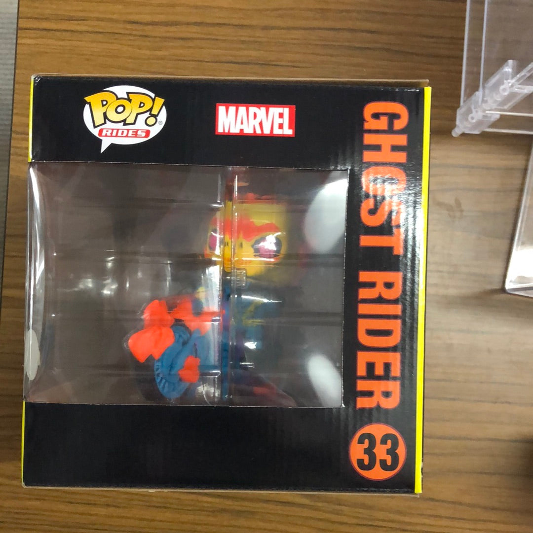 Ghost Rider Black Light #33 Funko Shop Pop Vinyl Popcultcha Exclusive Blacklight FRENLY BRICKS - Open 7 Days