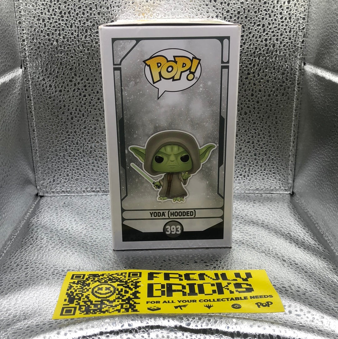 Funko Pop! Vinyl: Star Wars - Yoda (Hooded)  #393 FRENLY BRICKS - Open 7 Days