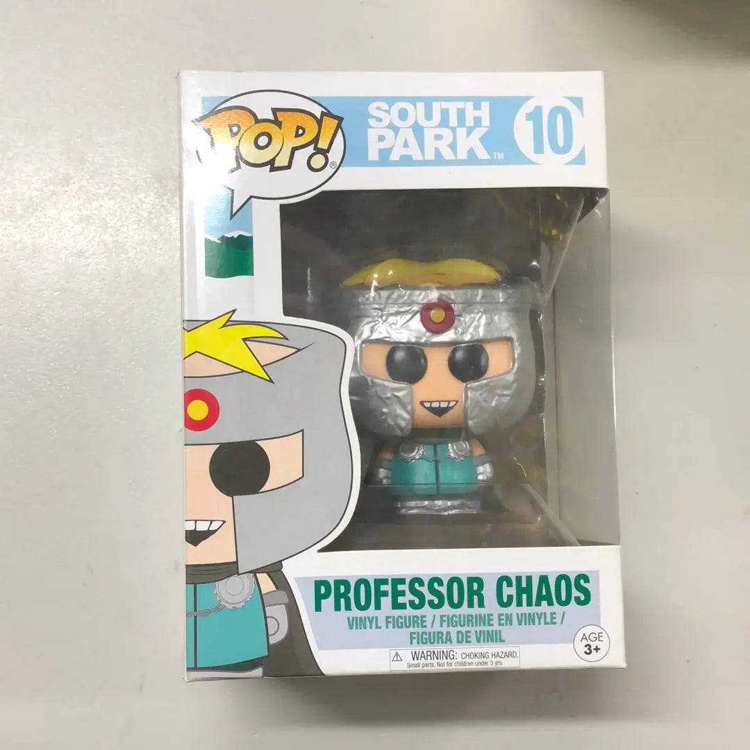 Funko Pop Vinyl Television South Park Professor Chaos #10 Butters FRENLY BRICKS - Open 7 Days