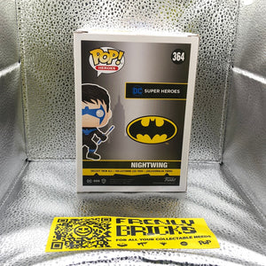 Funko POP Vinyl - Heroes - Batman - Nightwing - #364 - FC 2020 FRENLY BRICKS - Open 7 Days