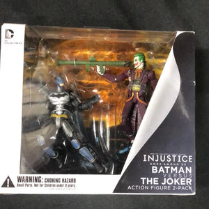 DC Collectibles Injustice Gods Among Us Batman vs Joker 2 pack Figures 3.75