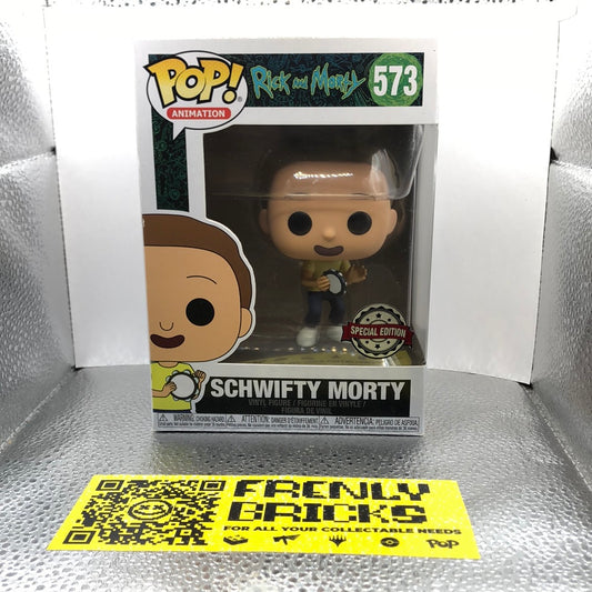 Funko Pop! Animation 573 Rick & Morty Schwifty FRENLY BRICKS - Open 7 Days