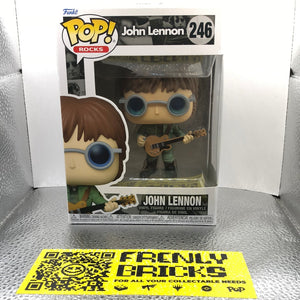 FUNKO POP ROCKS #246 JOHN LENNON MILITARY JACKET POP FRENLY BRICKS - Open 7 Days