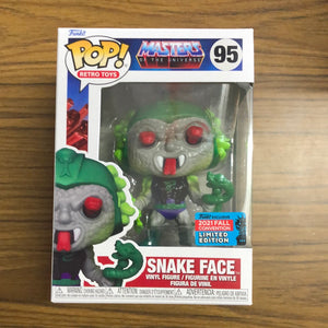 MOTU Masters of the Universe Snake Face #95 2021 Fall Convention Exclusive FRENLY BRICKS - Open 7 Days