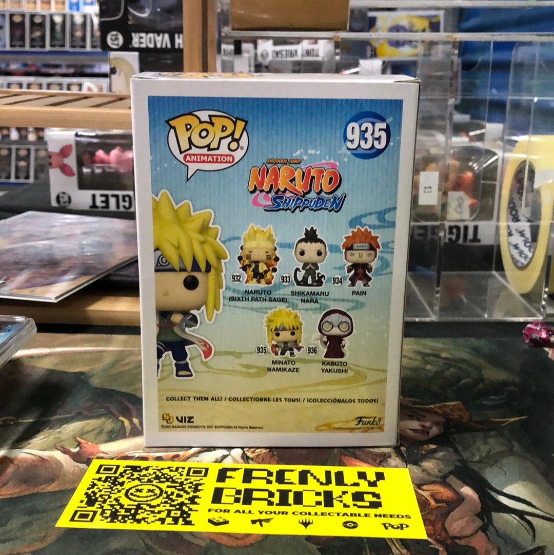 FUNKO POP VINYL NARUTO SHIPPUDEN MINATO NAMIKAZE #935 EXCLUSIVE FRENLY BRICKS - Open 7 Days