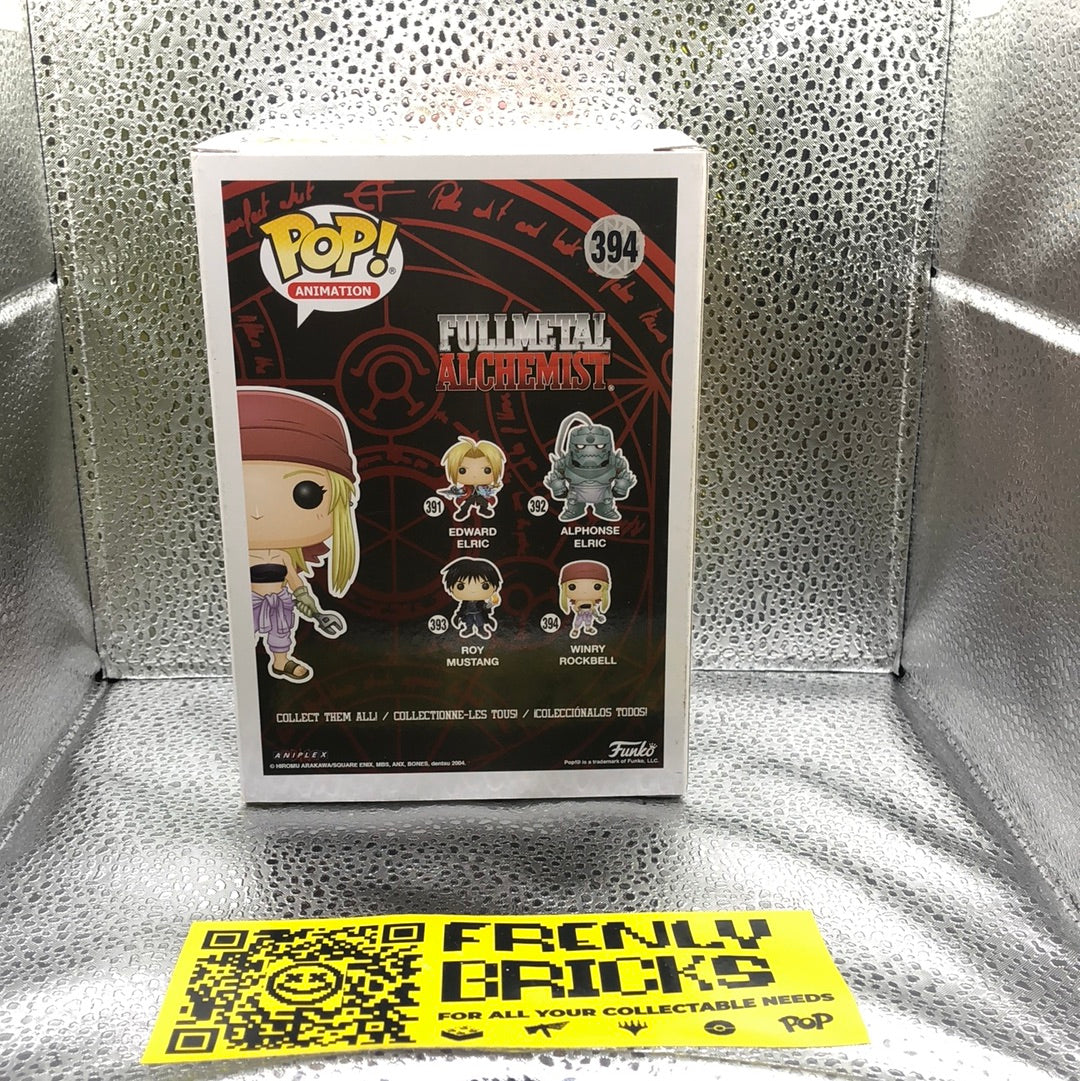 Full Metal Alchemist - Winry Rockbell - #394 - Funko Pop! FRENLY BRICKS - Open 7 Days