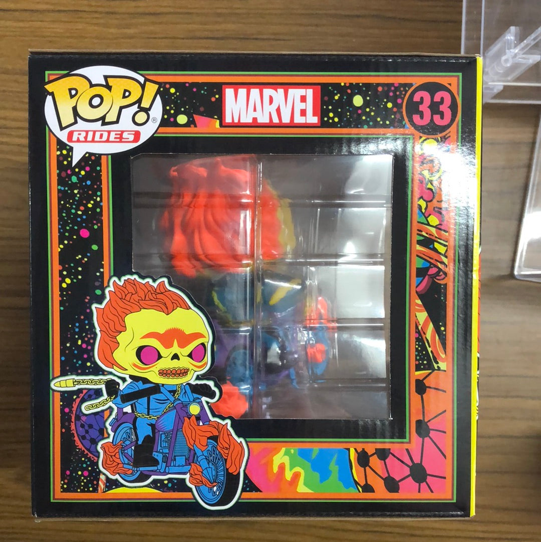 Ghost Rider Black Light #33 Funko Shop Pop Vinyl Popcultcha Exclusive Blacklight FRENLY BRICKS - Open 7 Days