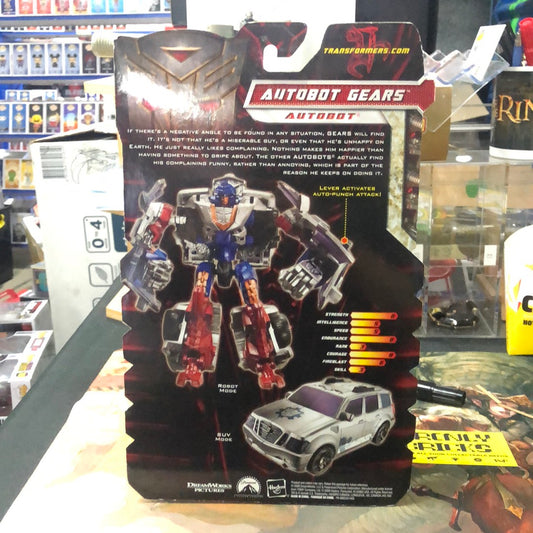 2009 Transformers Revenge of the Fallen Deluxe Class 6" Figure Autobot GEARS.NEW FRENLY BRICKS - Open 7 Days