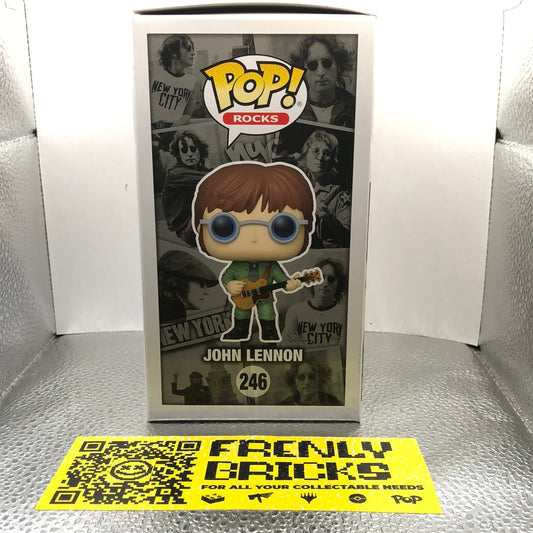 FUNKO POP ROCKS #246 JOHN LENNON MILITARY JACKET POP FRENLY BRICKS - Open 7 Days